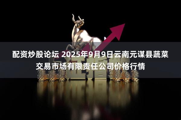 配资炒股论坛 2025年9月9日云南元谋县蔬菜交易市场有限责任公司价格行情